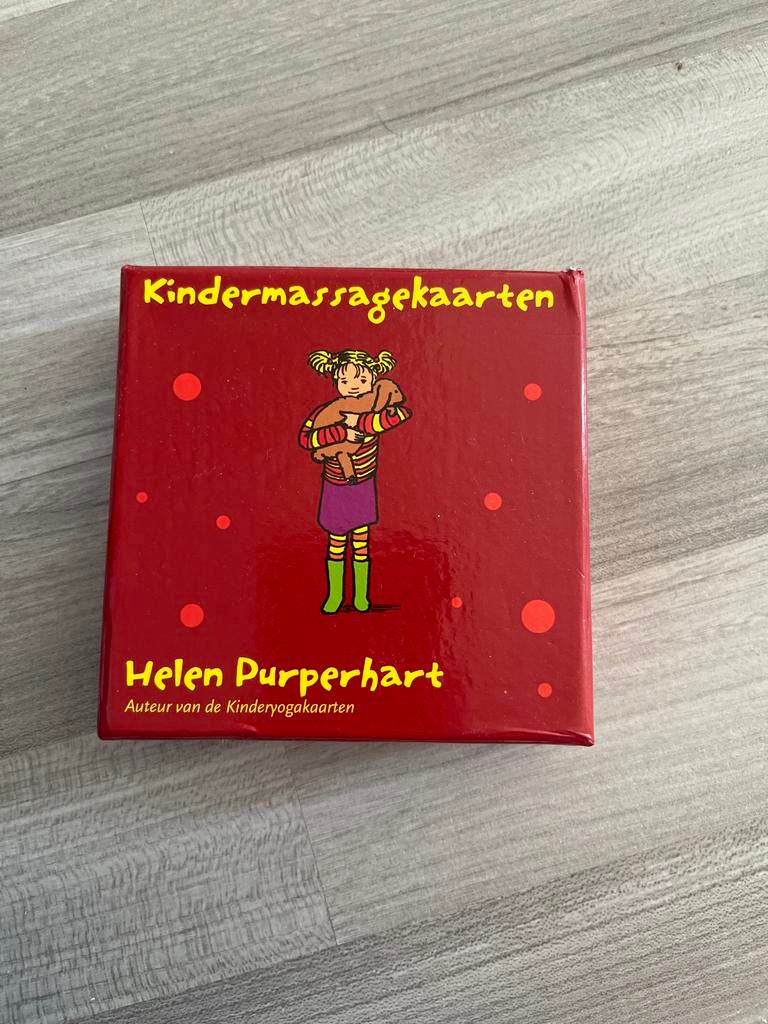 Kindermassagekaarten Helen Purperhart - Ontspanning & Plezie, Ophalen of Verzenden, Zo goed als nieuw