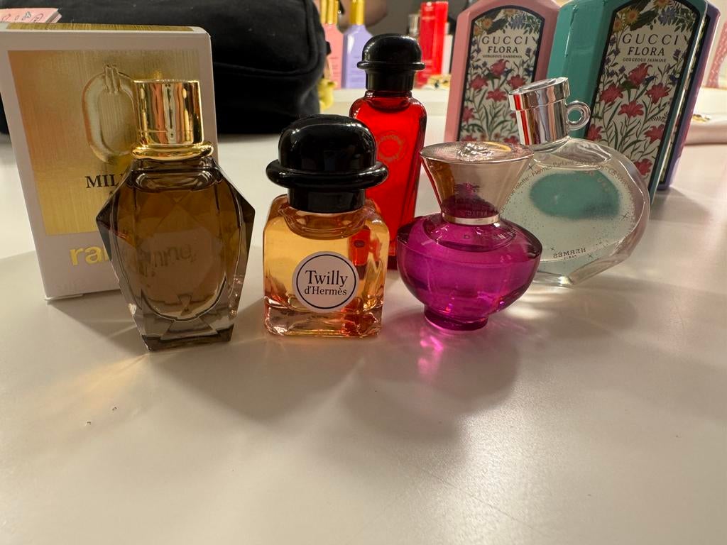 Miniatuur parfums, Ophalen of Verzenden, Zo goed als nieuw, Miniatuur