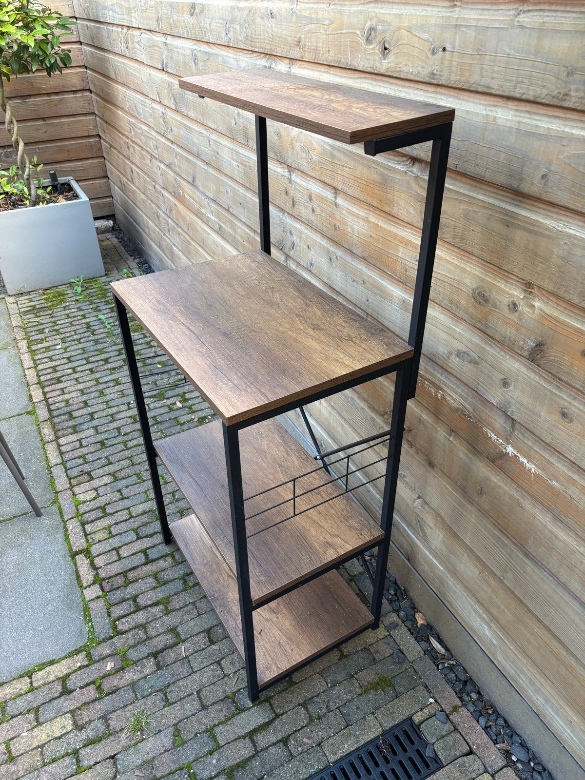 Industriële keukenrek met 4 Planken, Ophalen, Gebruikt