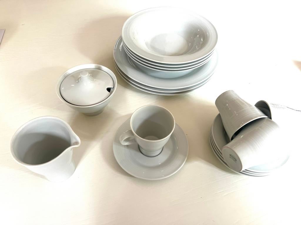 Arzberg wit Porseleinen Servies - Wit, Modern Design, Ophalen, Gebruikt, Bord(en), Effen