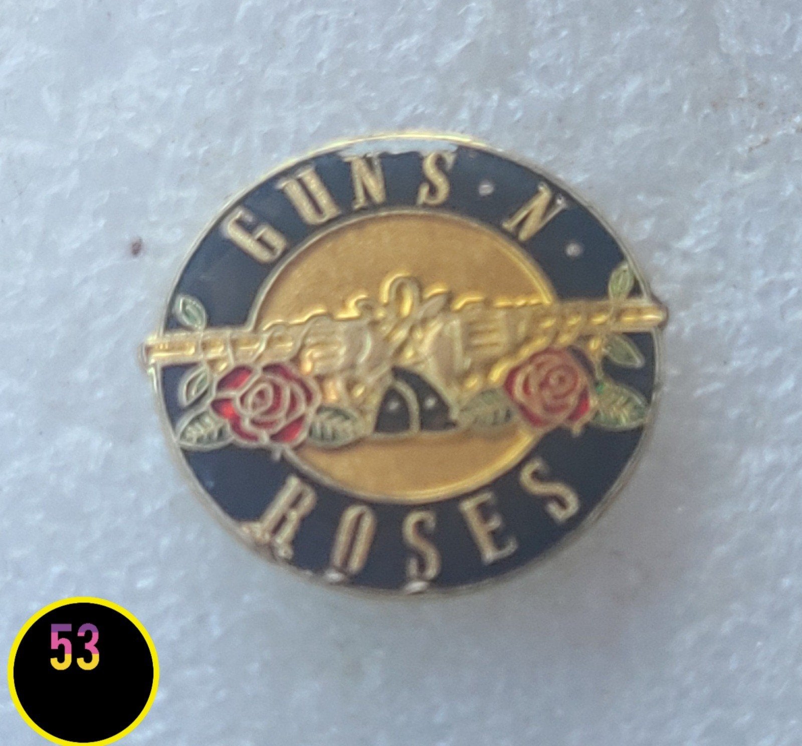 Guns N' Roses Pin - Vintage Band Merchandise, Verzamelen, Speldjes, Pins en Buttons, Verzenden, Gebruikt, Overige onderwerpen