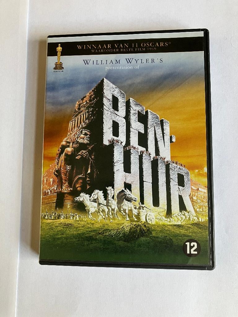 ben hur dvd 1959 charles heston klassieker, Alle leeftijden, Drama, Ophalen of Verzenden, Zo goed als nieuw