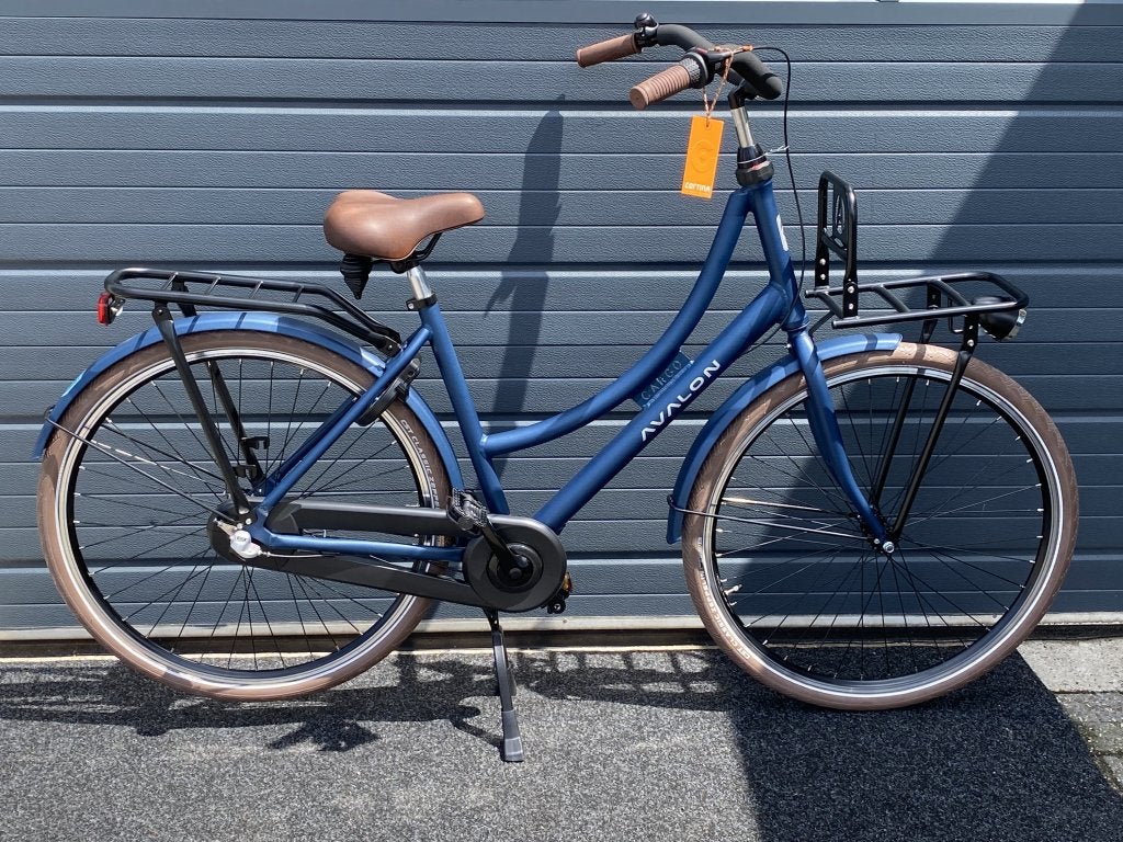 Avalon D 54 cm mat blauw 3v, Terugtraprem, Cleanbikes, Info@cleanbikes.nl, Zuidrand 3a 4761zz zevenbergen