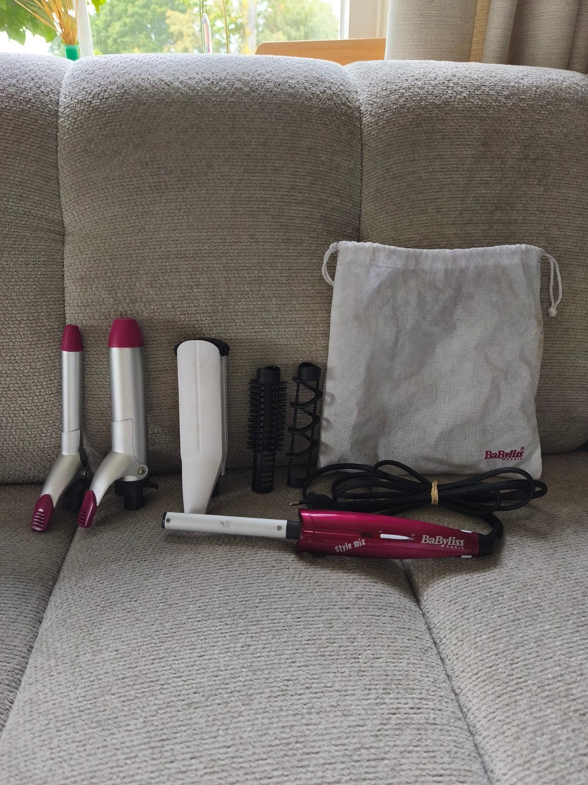 BaByliss Style Mix krulset met diverse opzetstukken, Ophalen of Verzenden, Gebruikt