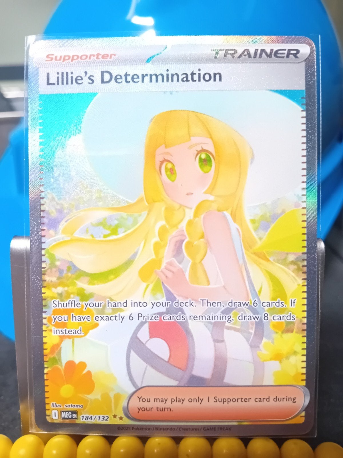 Lillie's Determination Full Art Trainer Kaart (184/132), Ophalen of Verzenden, Nieuw, Losse kaart, Foil