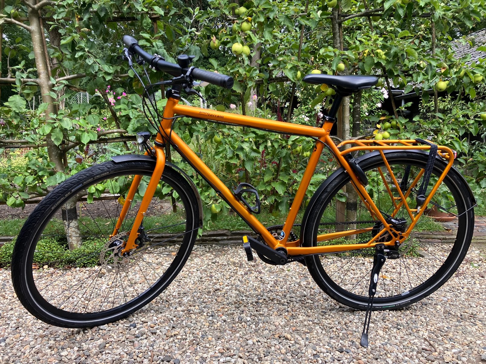 Tout Terrain Via Veneto Rohloff belt, 28 inch, Gebruikt, 10 tot 15 versnellingen, Schijfrem