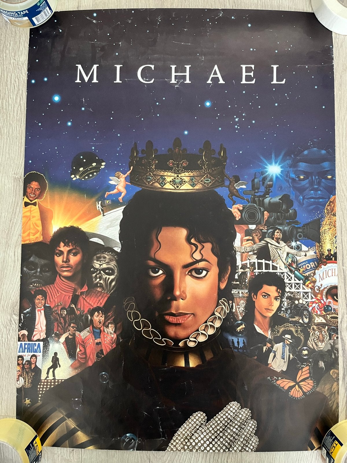 Michael Jackson Poster - 50 x 70 cm, Verzenden, A1 t/m A3, Muziek, Rechthoekig Staand