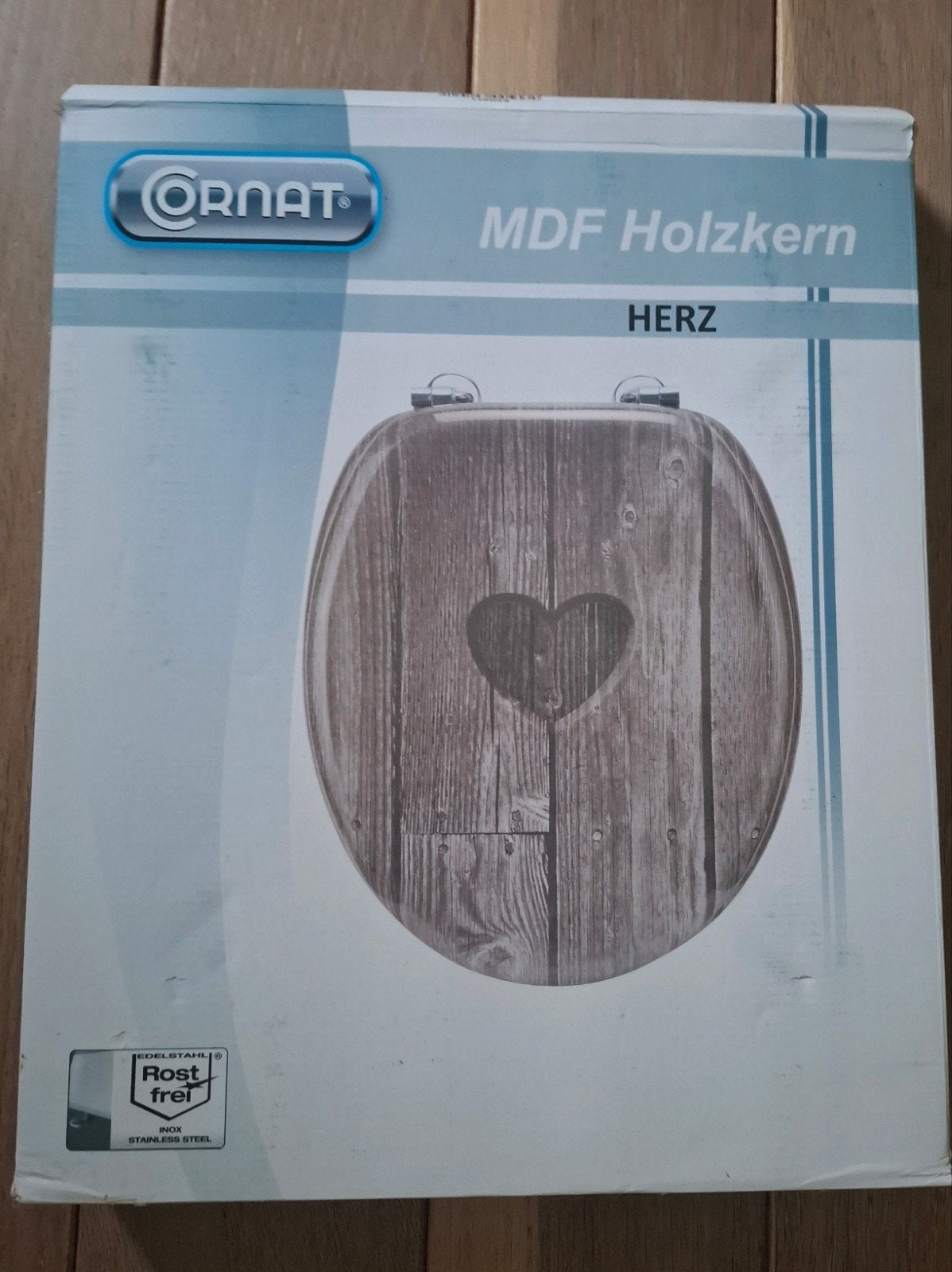 Toiletbril met hout motief, NIEUW, Ophalen of Verzenden, Nieuw