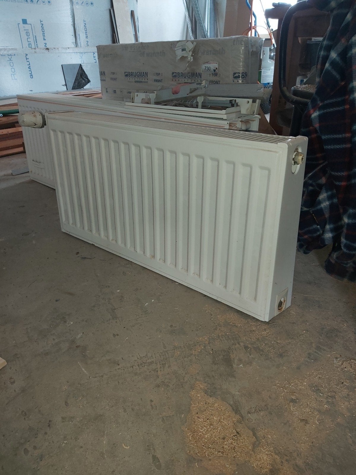 Radiator T21 80x40 cm met thermostaatknop, Ophalen, Gebruikt, Radiator, Minder dan 60 cm