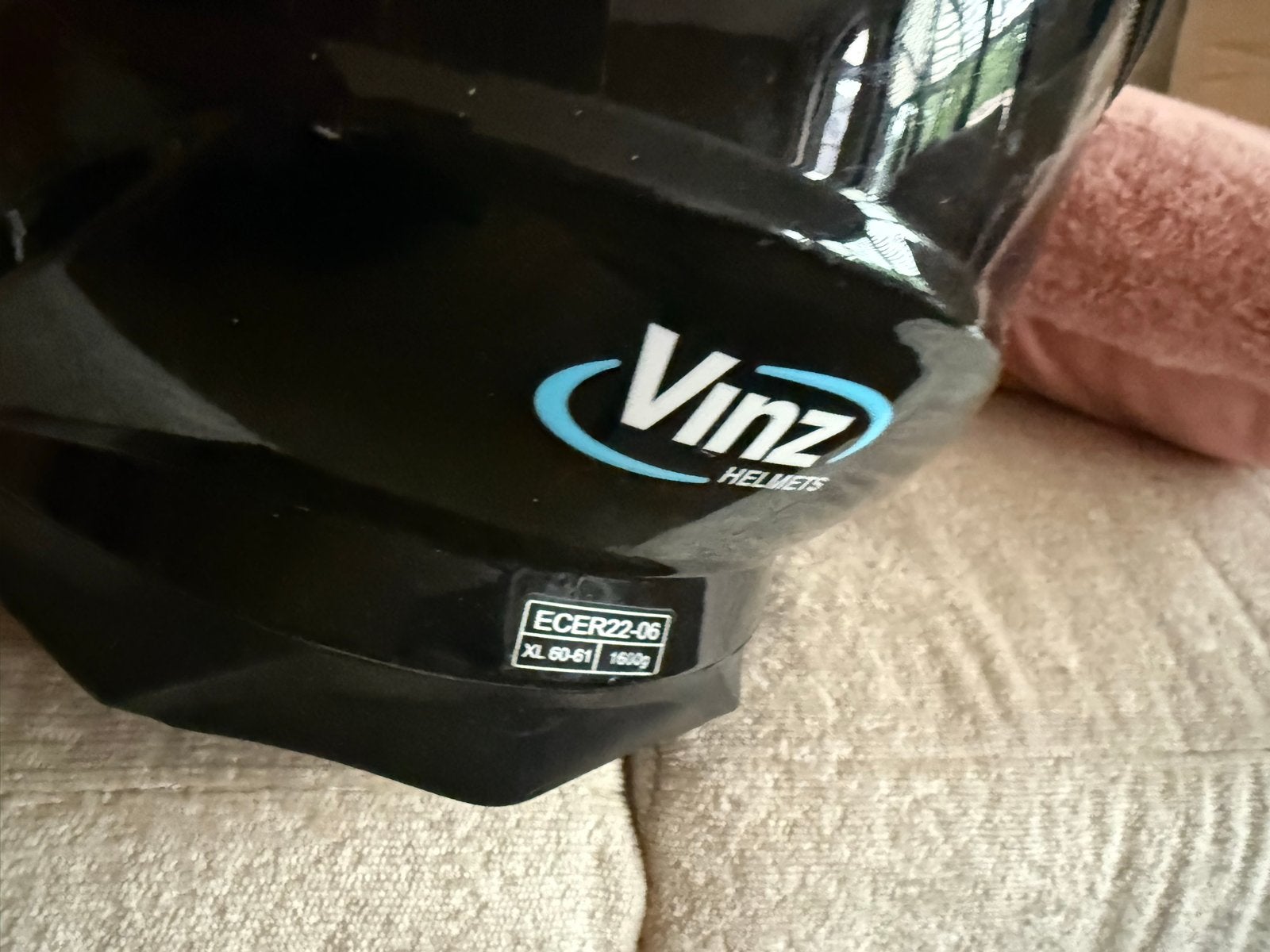 Vinz Systeemhelm Zwart XL met Bluetooth Headset, Overige merken, Systeemhelm, Heren, XL