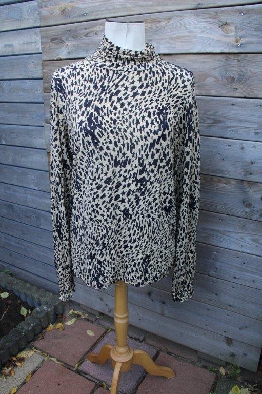 Tuniek beige/ zwart Fabienne Chapot mt L Vaste prijs, Kleding | Dames, Blouses en Tunieken, Beige, Maat 42/44 (L), Ophalen of Verzenden