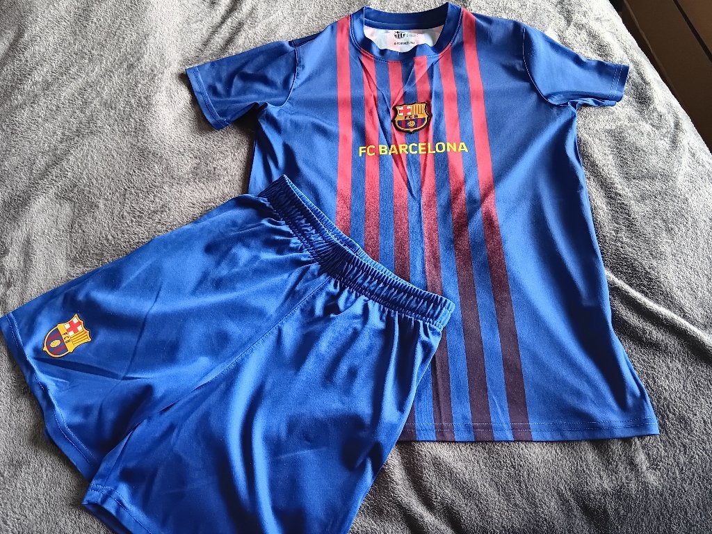 Fc Barcelona tenue maat 158/164, Maat XS of kleiner, Ophalen of Verzenden, Zo goed als nieuw, Set