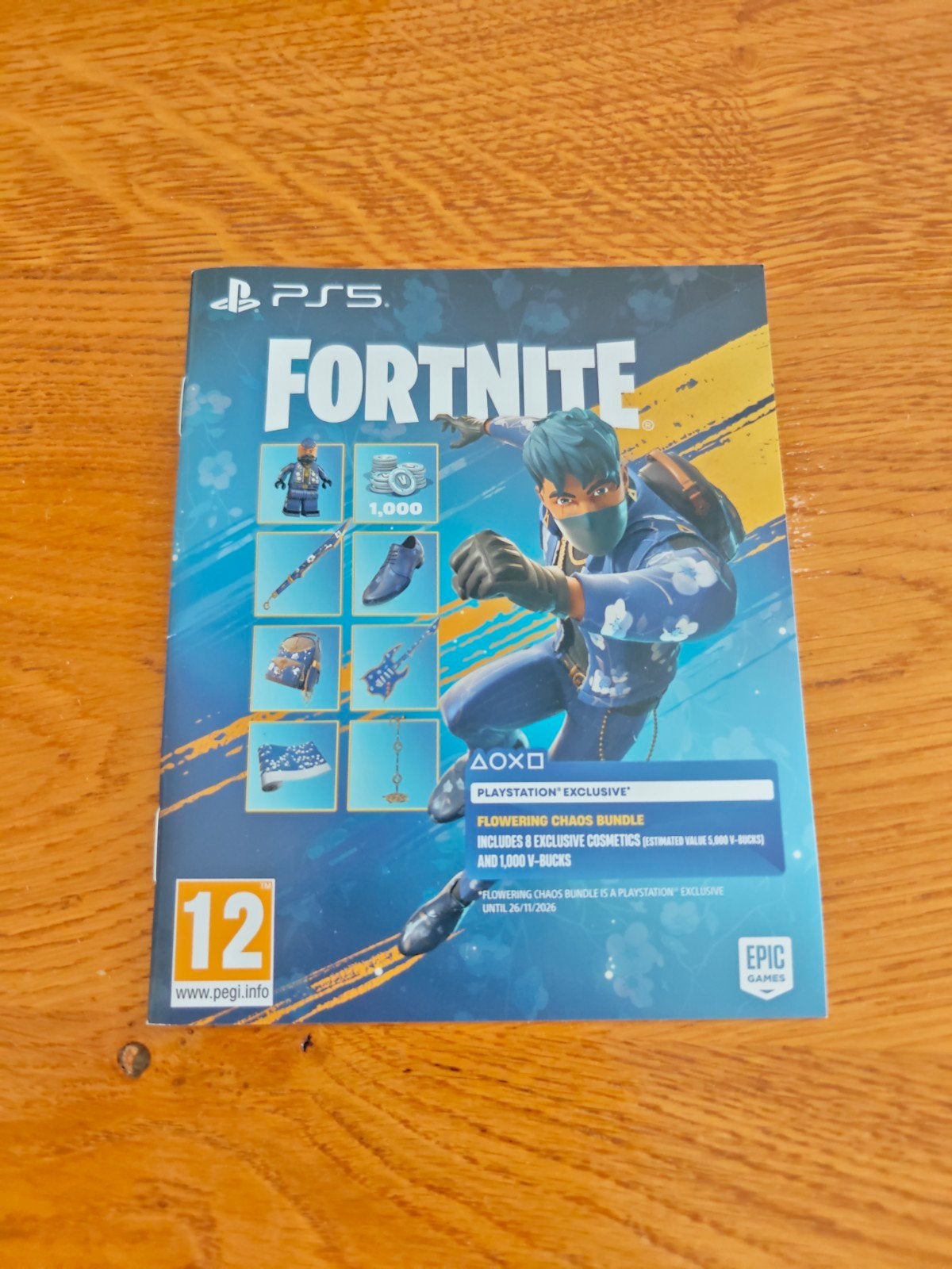 Fortnite Pacote Flowering Chaos, Spelcomputers en Games, Ophalen of Verzenden, Zo goed als nieuw