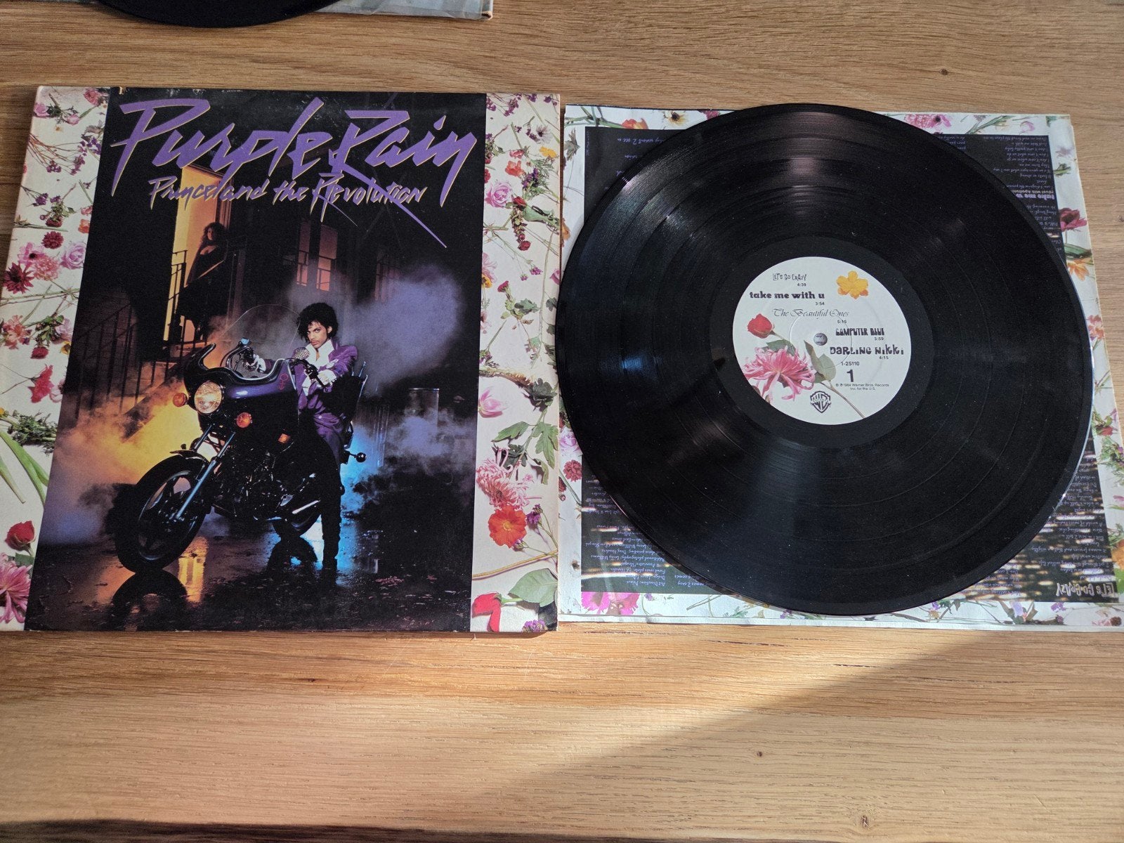 prince purple rain LP, Ophalen of Verzenden, Zo goed als nieuw