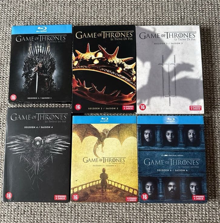 Game of Thrones,  Seizoenen 1 t/m 6, Engels, Vanaf 16 jaar, Nederlands, Science Fiction en Fantasy