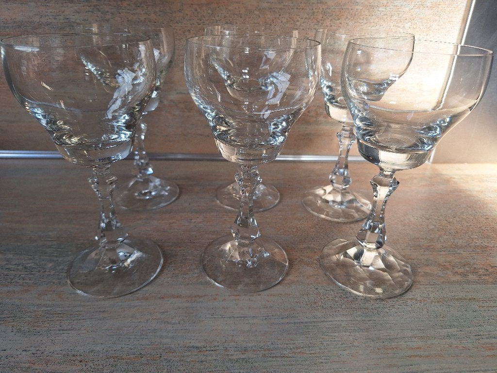 6 Schott Zwiesel Wijnglazen - 17,5 cm hoog, Ophalen
