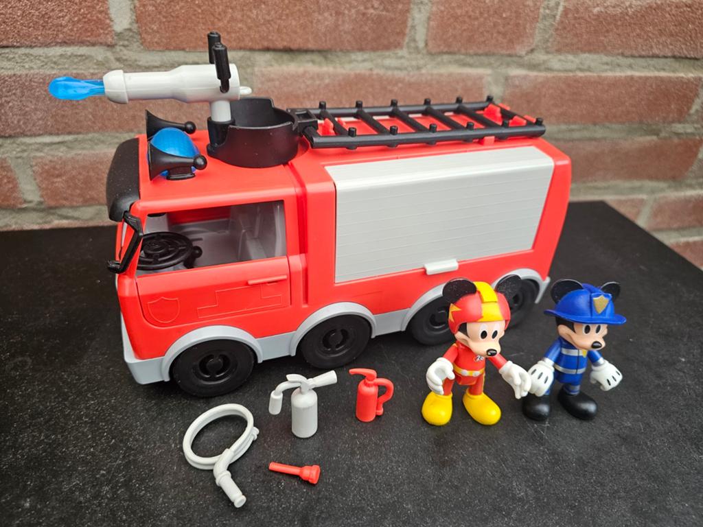 Mickey Mouse clubhouse rescue brandweerwagen, Ophalen of Verzenden, Gebruikt