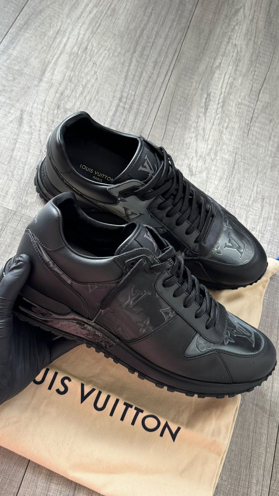 Louis vuitton monogram origineel, Ophalen of Verzenden, Zo goed als nieuw, Zwart