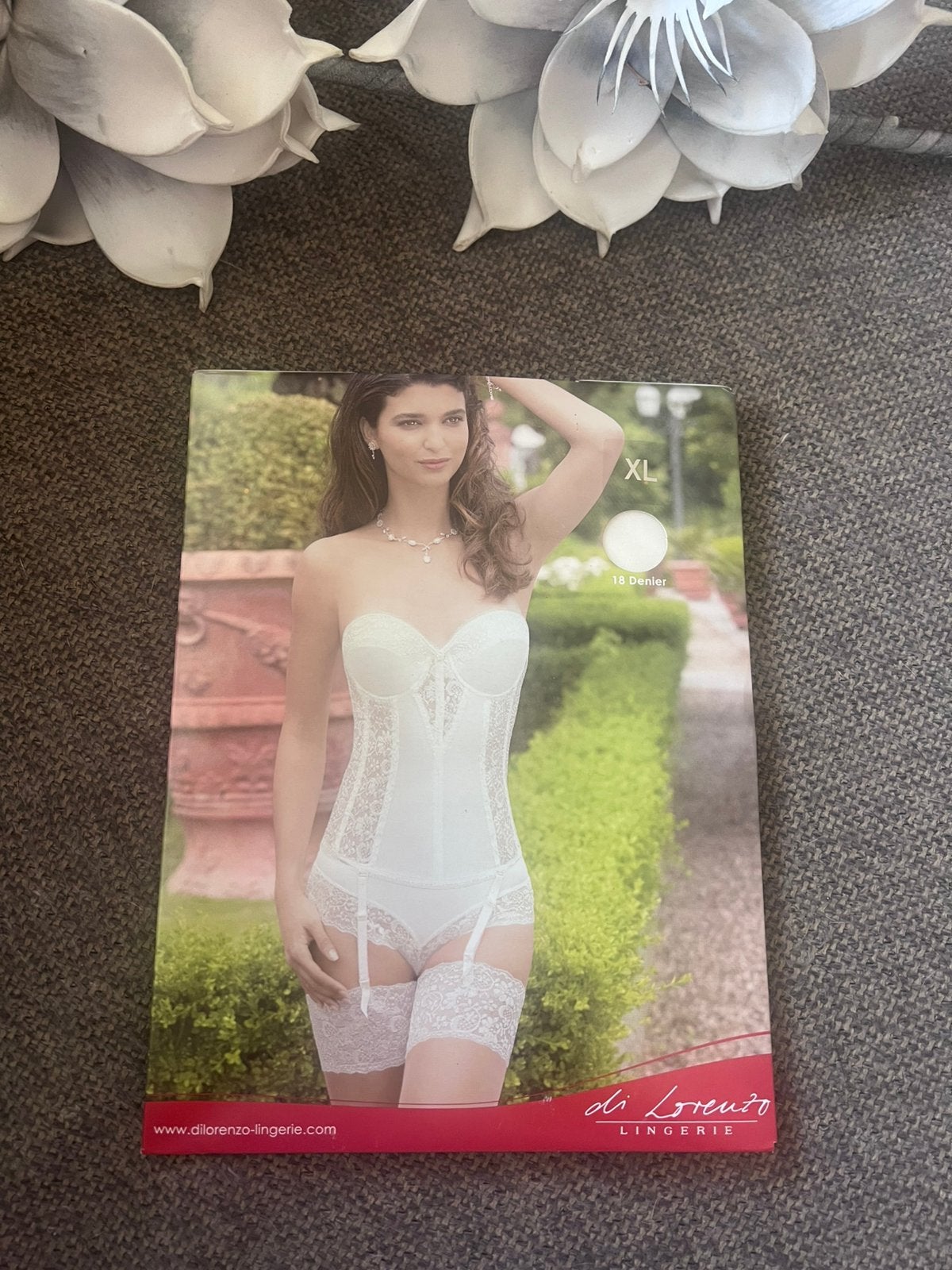Nieuw *** Di Lorenzo *** Bruidskousen *** Maat XL, Ophalen, Nieuw, Wit, Accessoires