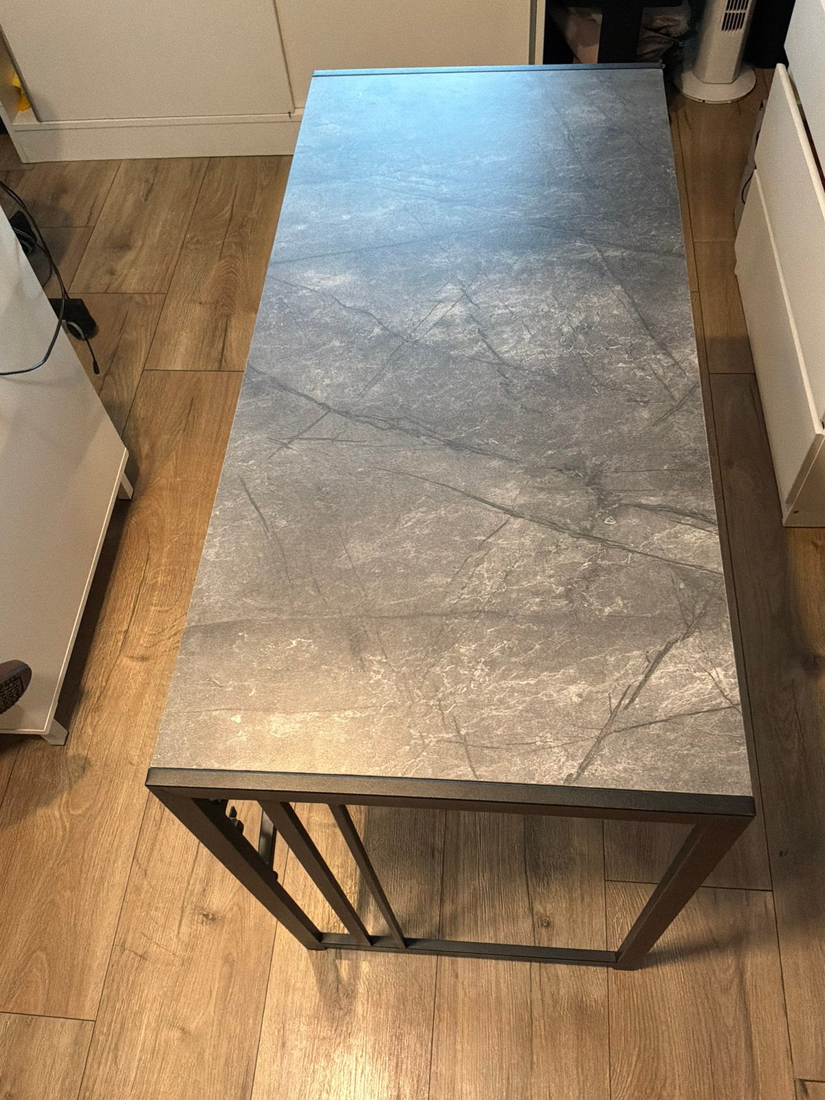 Inklapbaar bureau, 100 tot 150 cm, Zo goed als nieuw, Rechthoekig, 50 tot 100 cm