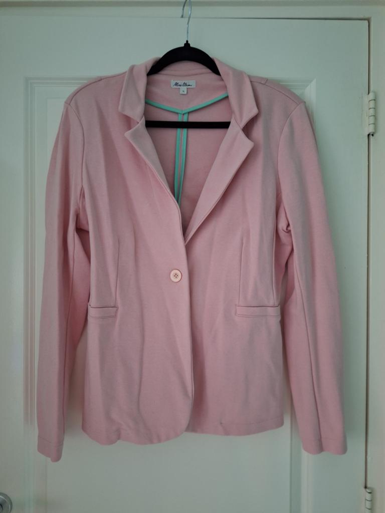 Miss Etam Zachtroze Blazer Joggingstof, Kleding | Dames, Maat 42/44 (L), Ophalen of Verzenden, Roze, Miss Etam