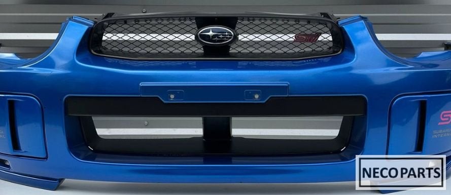 SUBARU WRX STI VOORBUMPER COMPLEET ORIGINEEL ALLES LEVERBAAR, Subaru, Gebruikt, -, Voor
