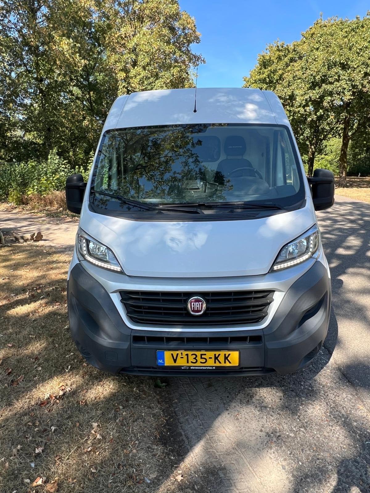 Fiat Ducato GB 3.0T  2017, Auto's, Voorwielaandrijving, Stof, Zwart, Wit