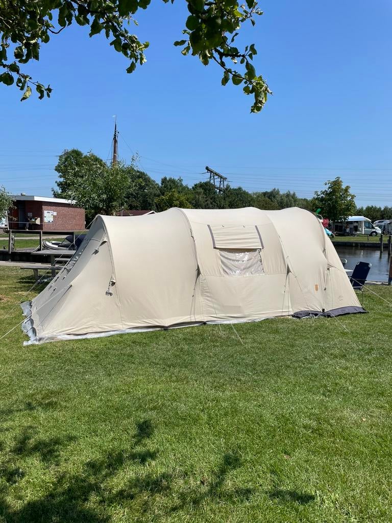 Royale 4 persoons complete tunnel tent Bardani, Ophalen, Gebruikt, Tot en met 4