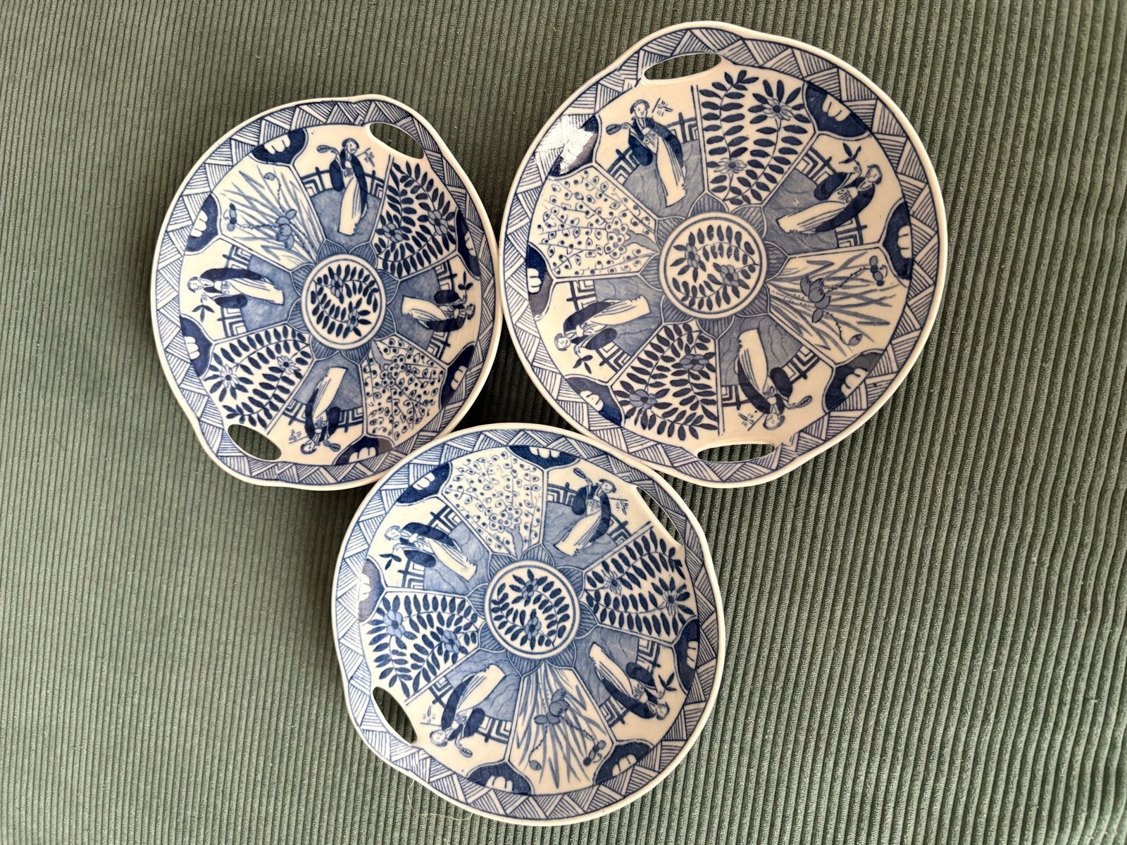 Lange Lijs Servies - Blauw en Wit Porselein, Ophalen