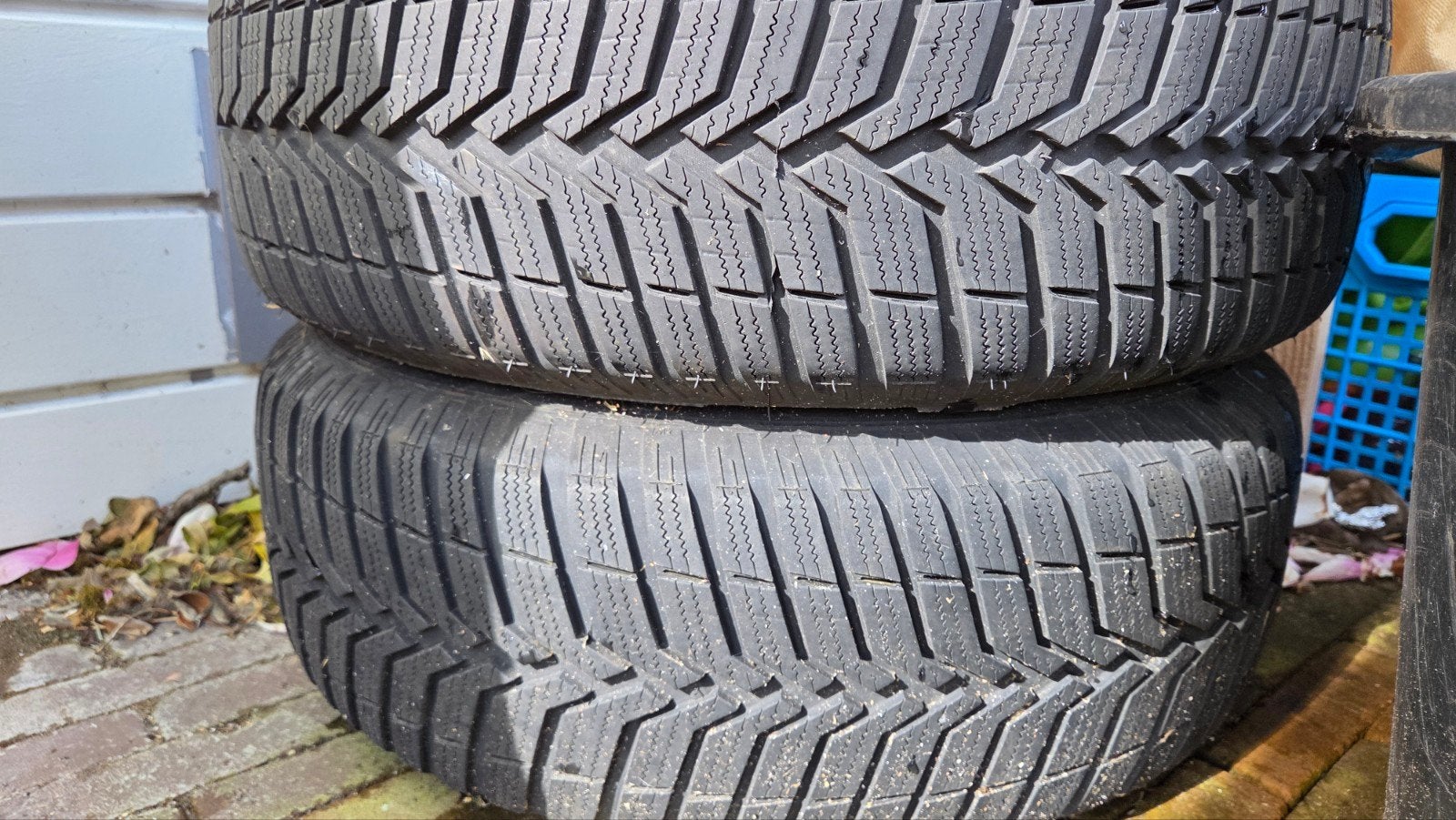 2x Winterbanden Vredestein Snowtrac 3 (195/65 R15), Ophalen, Gebruikt, 15 inch, Banden en Velgen