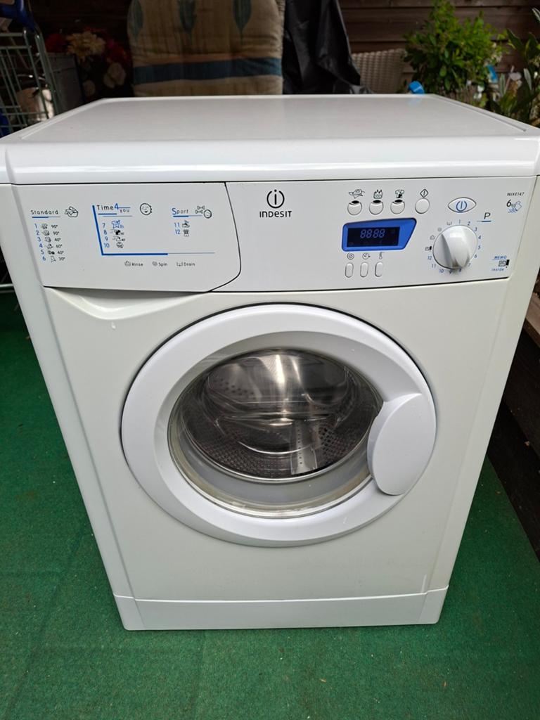Indesit Wasmachine 6kg - Compact en Efficiënt, Ophalen, Gebruikt, 4 tot 6 kg, Voorlader