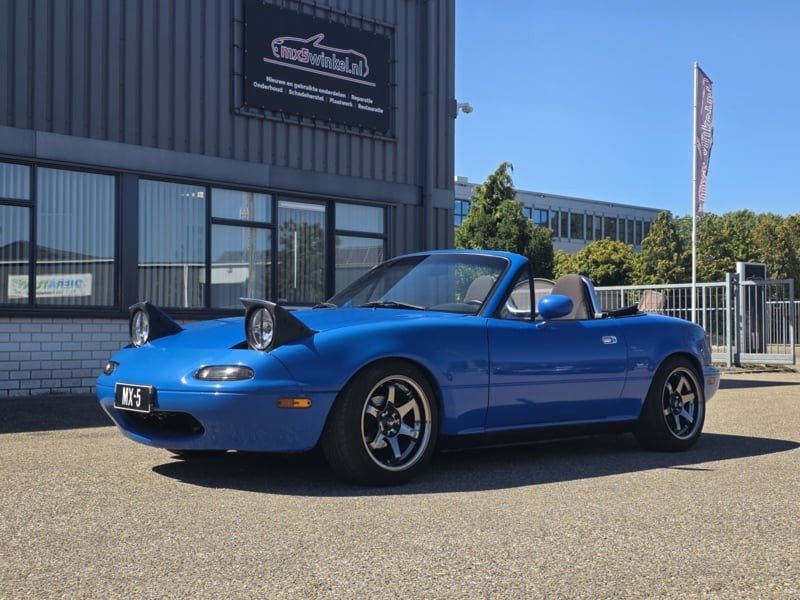 Mazda MX5 MX-5 NA 1.6 | 1992 Mariner Blue | JR velgen, Auto's, Mazda, Bedrijf, Te koop