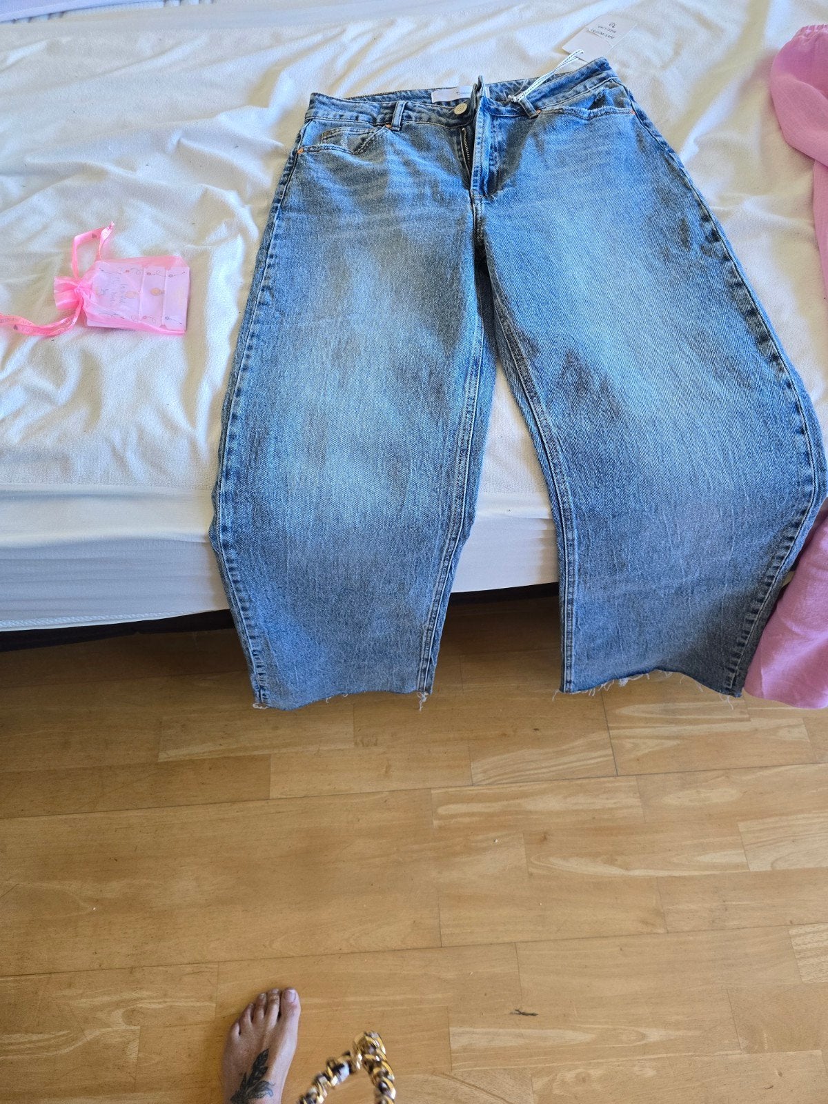 Nieuwe Queen Heart Broek - Maat L/40, Queen Heart, Blauw, Nieuw, Ophalen of Verzenden