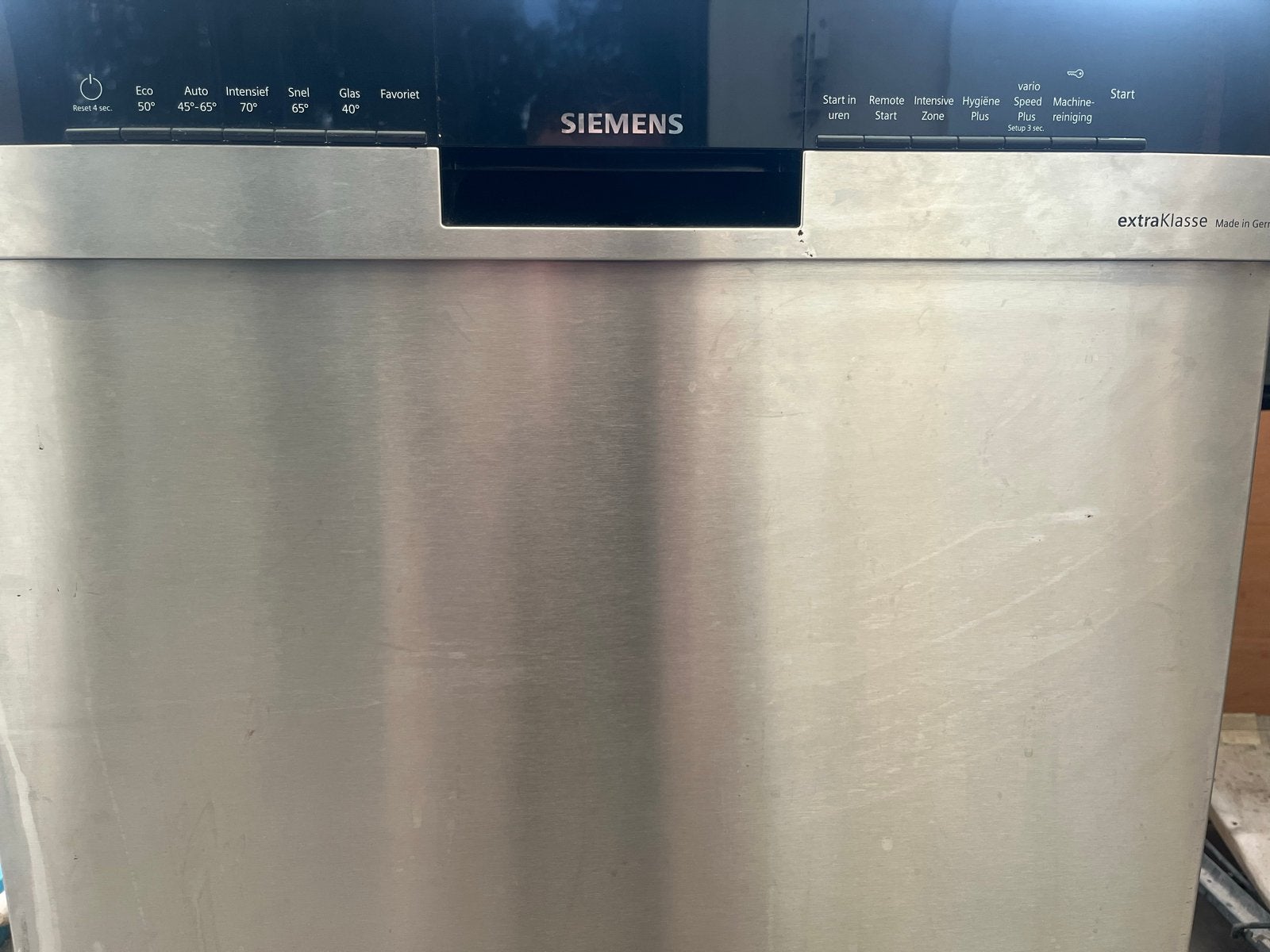Siemens iQ300 Onderbouw vaatwasser 60 cm Geborsteld staal, Witgoed en Apparatuur, Vaatwasmachines, Ophalen, Minder dan 85 cm, Tussenbouw
