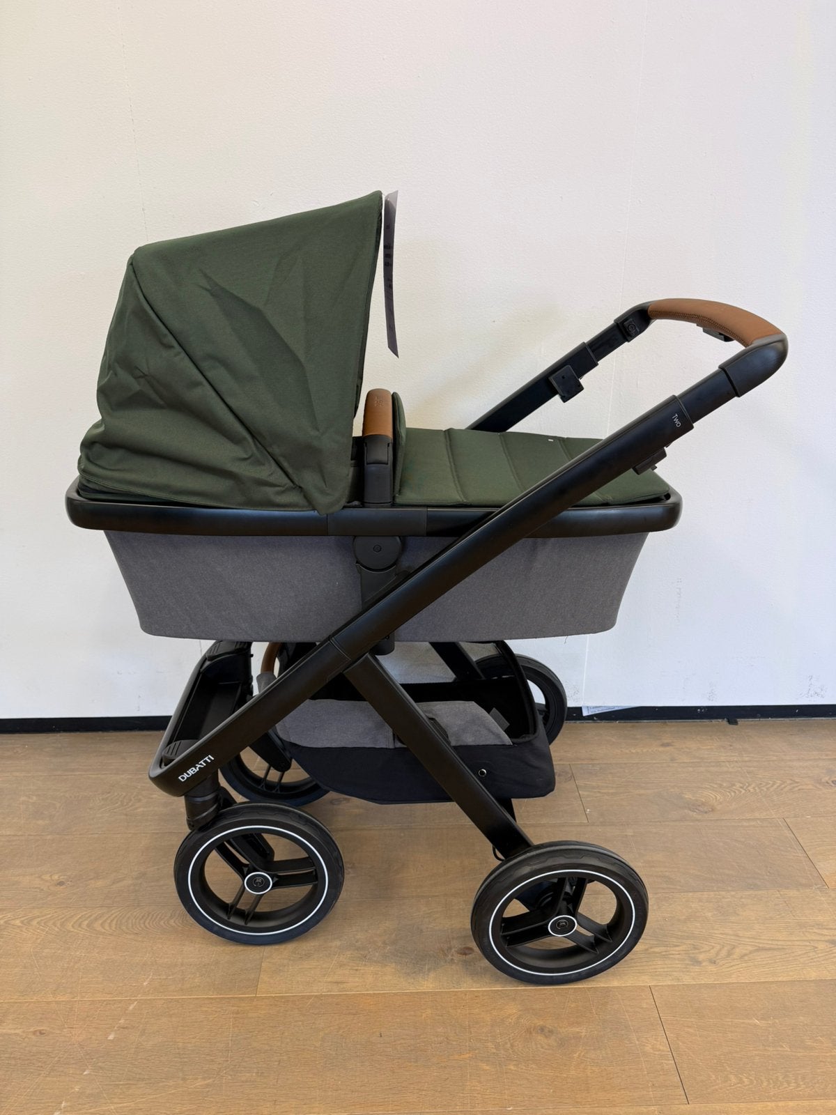 Dubatti Two 2 in 1 kinderwagen - grey/green, Ophalen, Zo goed als nieuw