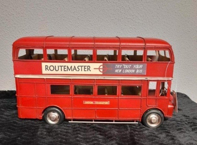 Mooie blikken dubbel dek bus, Ophalen of Verzenden, Zo goed als nieuw, Auto's
