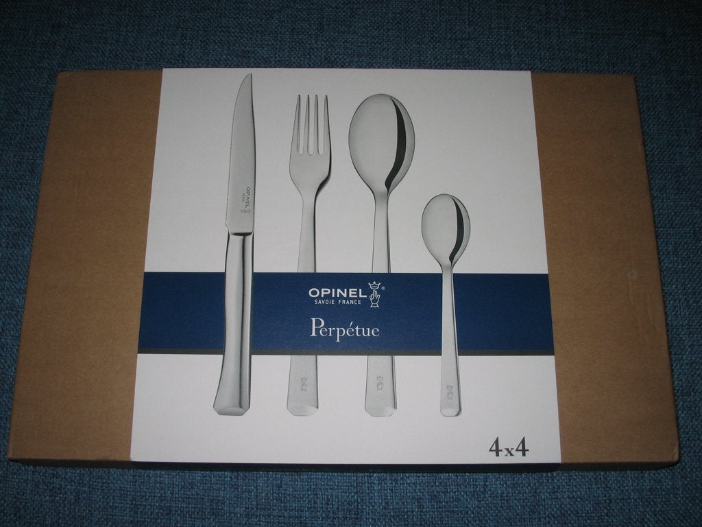 Opinel Pepetue Bestek set nieuw in doos, Ophalen of Verzenden, Nieuw, Rvs of Chroom