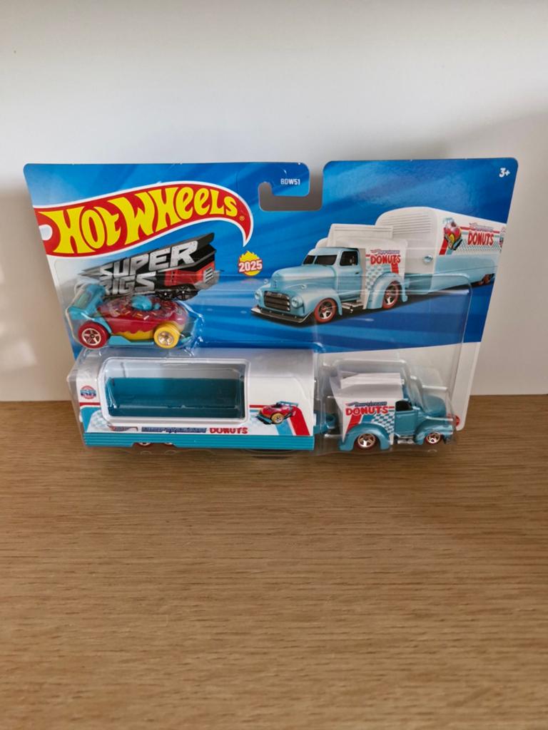 Hot Wheels Super Rigs Sweet Delivery Donut Truck 2025 Nieuw, Kinderen en Baby's, Speelgoed | Speelgoedvoertuigen, Ophalen of Verzenden