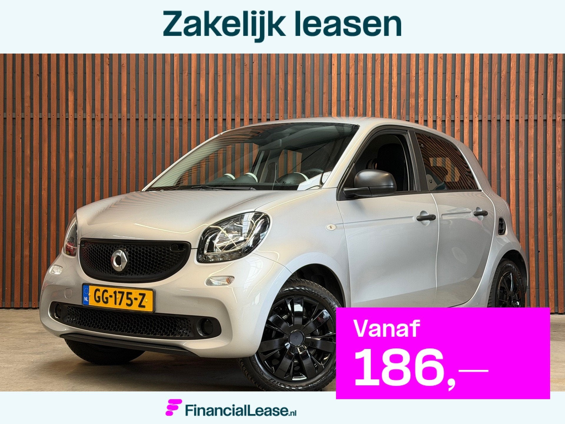Smart Forfour 1.0 Pure Airco-BT/TEL-Elek.Pakket-NL Auto-NAP, Gebruikt, 4 stoelen, Origineel Nederlands, Handgeschakeld
