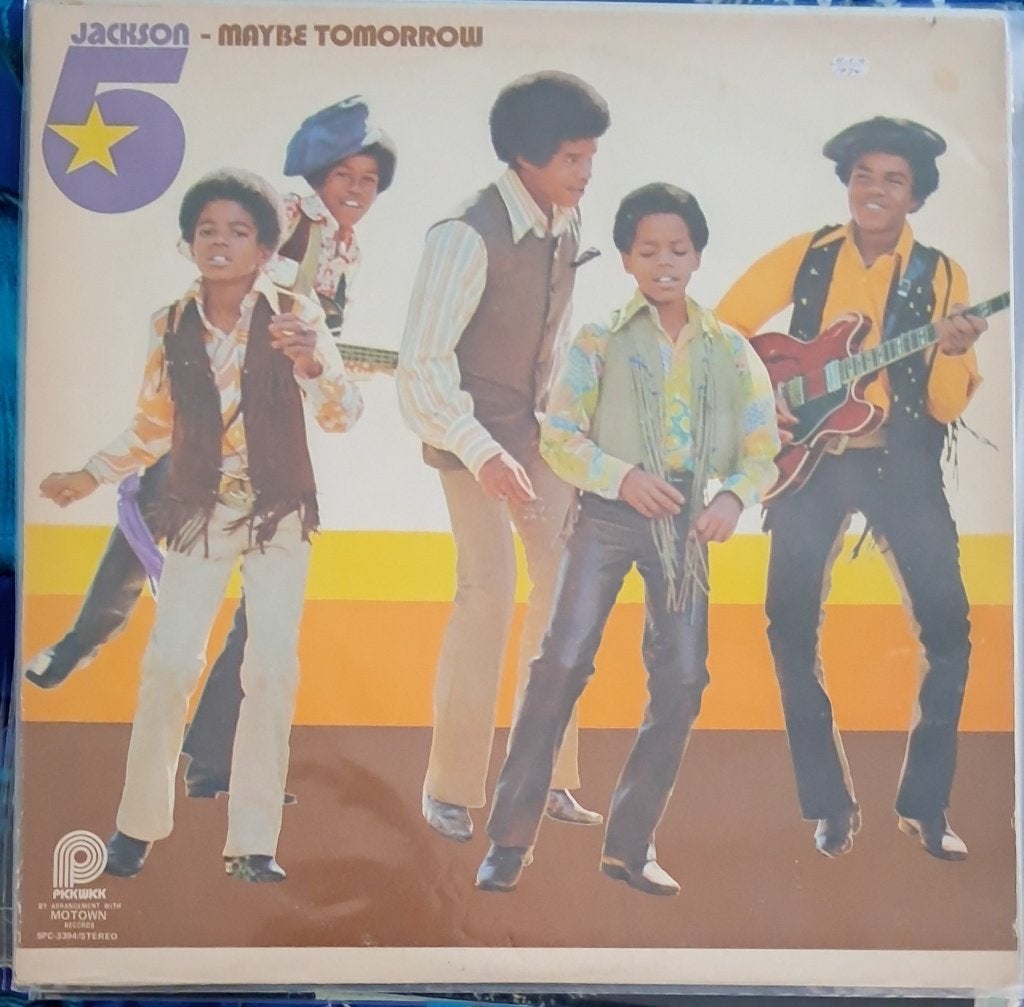 jackson 5 met michael jackson maybe tomorrow lp, LP, Gebruikt, 12 inch, Fotohoes