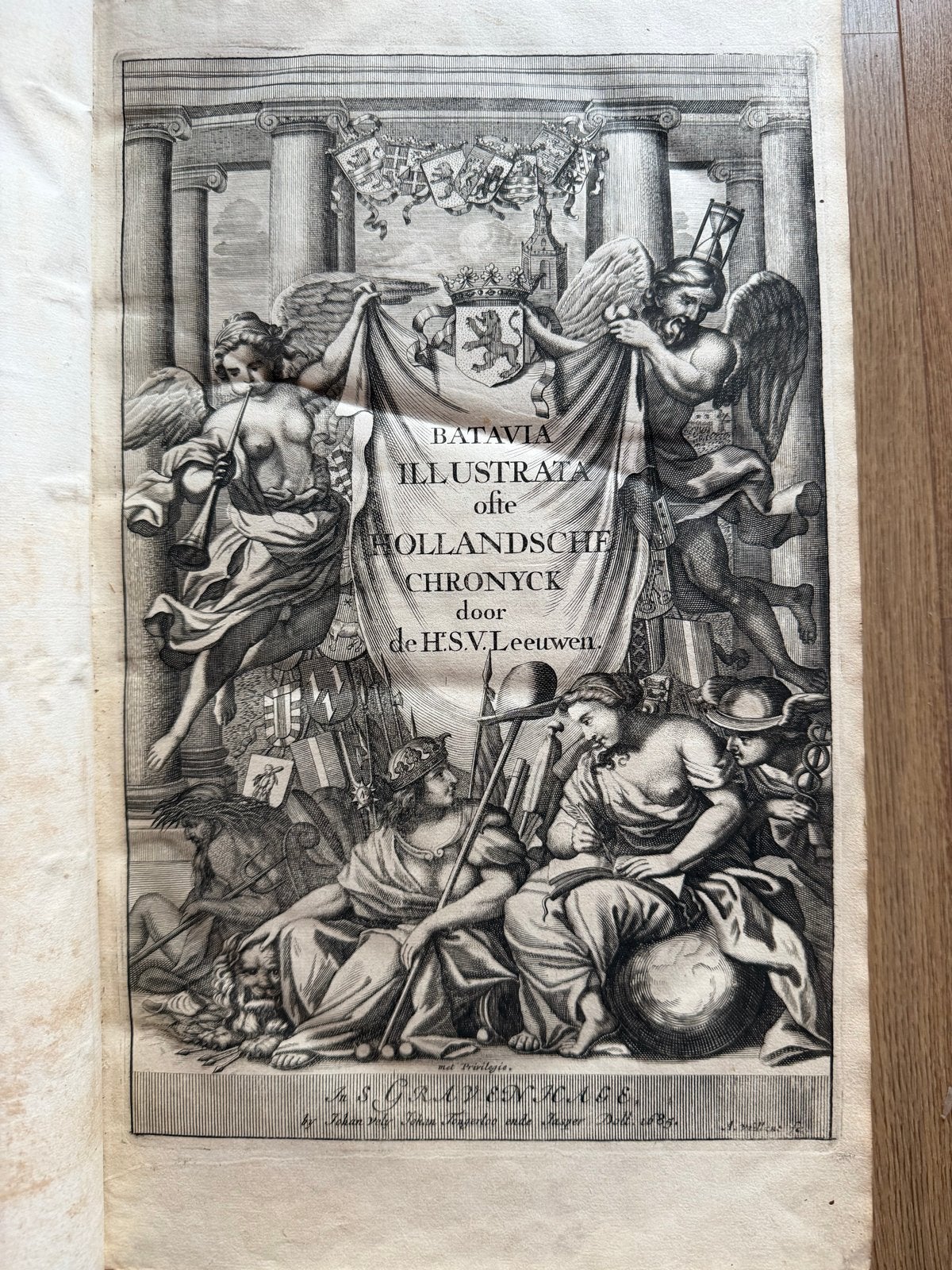 Batavia Illustrata - Simon van Leeuwen (1685), Antiek en Kunst, Ophalen of Verzenden