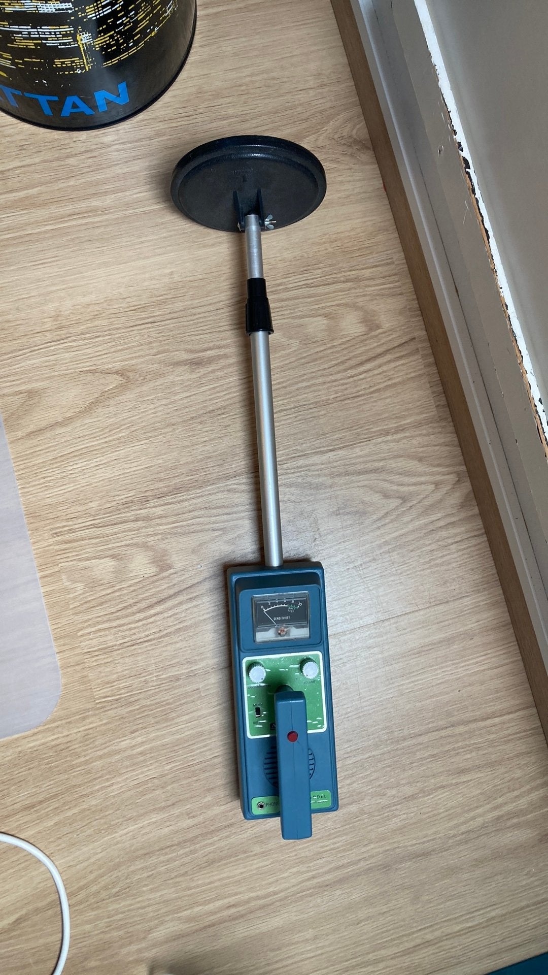 Vintage Metaaldetector Altaim - Werkt perfect!, Hobby en Vrije tijd, Metaaldetectors, Gebruikt, 30 cm of minder, Discriminatie metaaldetectie