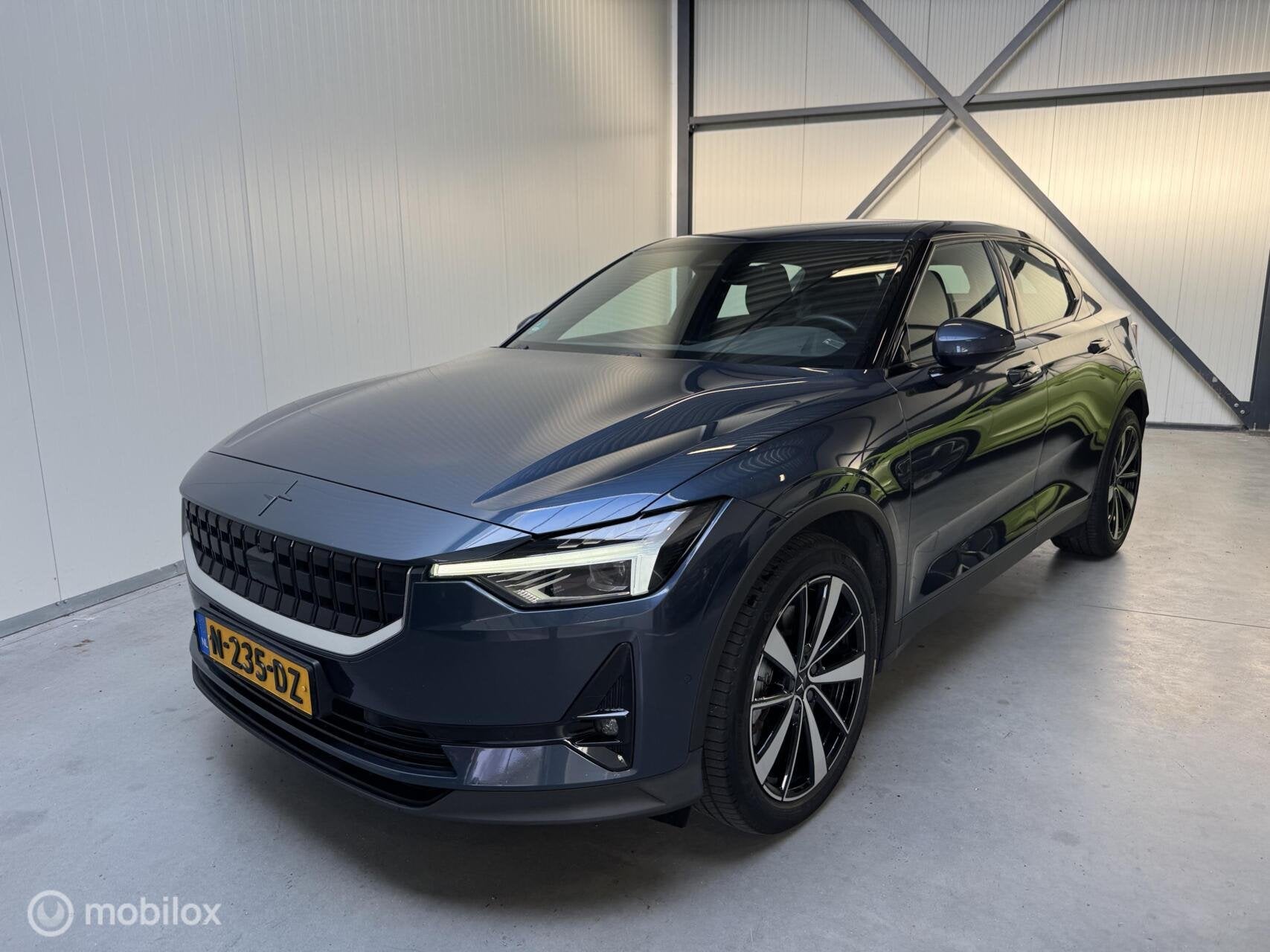 Polestar 2 Long Range Single Motor 78 kWh Zeer netjes, Auto's, Polestar 2, Gebruikt, Blauw, 1969 kg