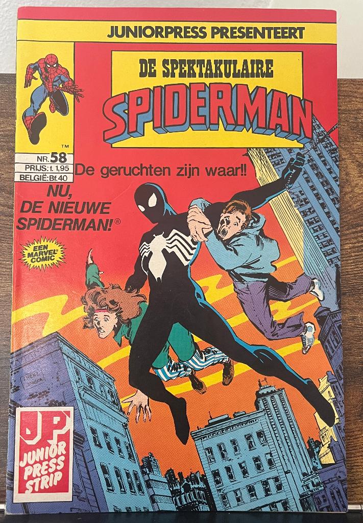 De Spektakulaire Spiderman # 58 (Juniorpress), Boeken, Amerika, Ophalen of Verzenden, Gelezen, Eén comic