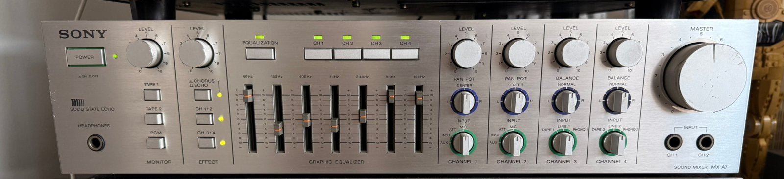Sony MX-A7 Sound Mixer - Vintage Audio (Mengpaneel), Ophalen of Verzenden, Gebruikt