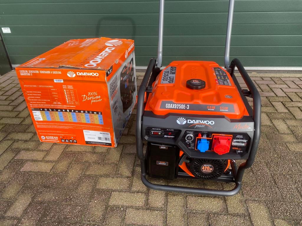 Deawoo GDAX9250 generator nieuw, Caravans en Kamperen, Ophalen, Zo goed als nieuw