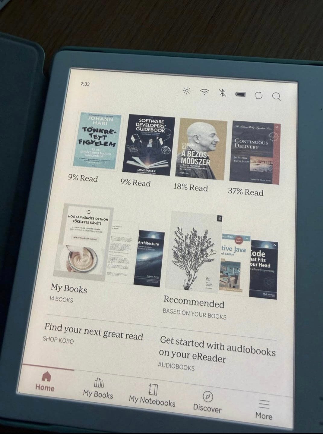Kobo Libra Colour e-reader - Zo goed als nieuw, Computers en Software, E-readers, Bluetooth, Kobo, Ophalen of Verzenden, Zo goed als nieuw