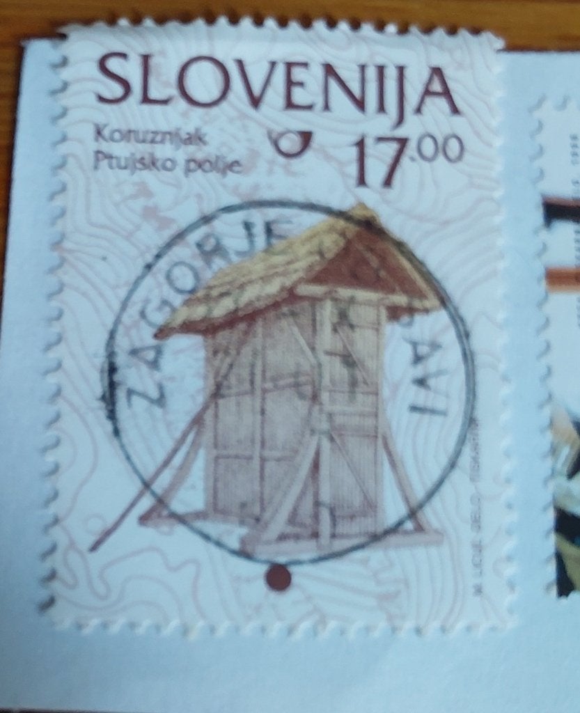 1999 SLovenie Cultureel erfgoed Maisschuur, Verzenden, Overige landen, Gestempeld