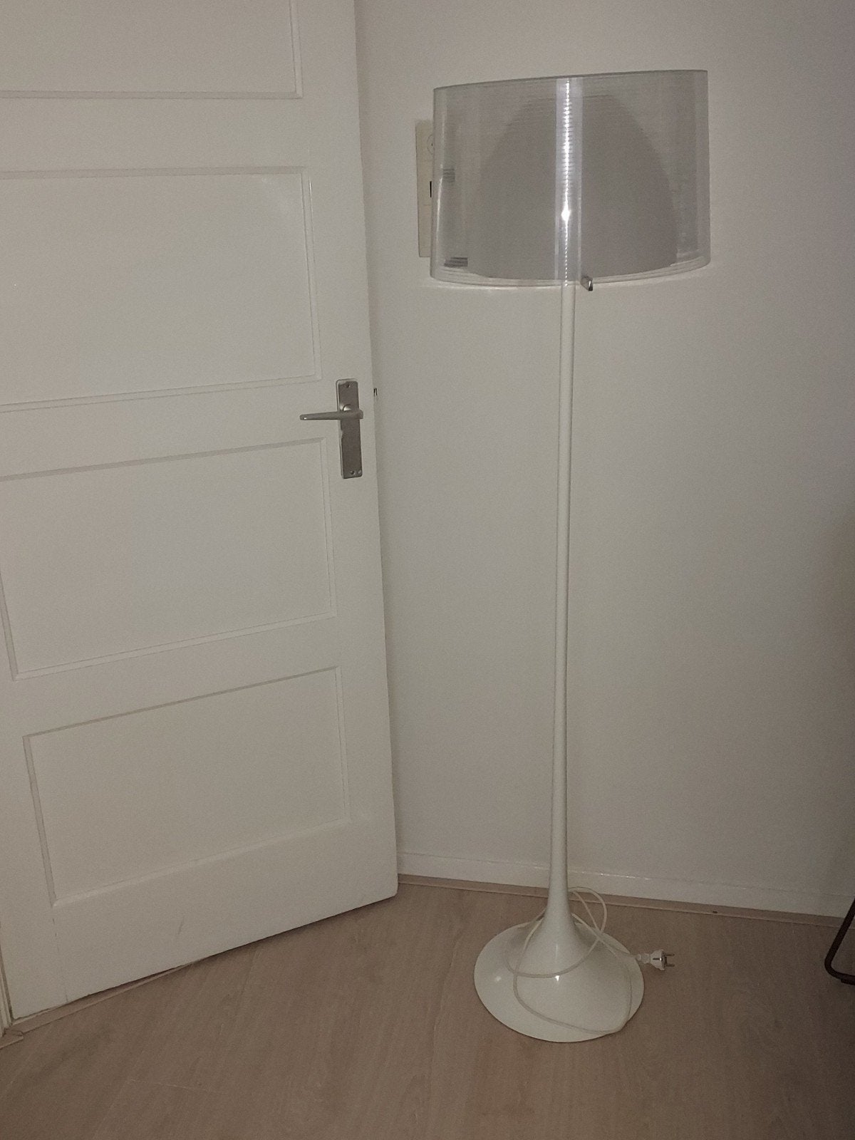 witte staande lamp, Ophalen, Zo goed als nieuw, 150 tot 200 cm