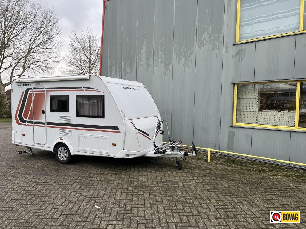 Weinsberg CaraOne Edition HOT 390 QD, Caravans en Kamperen, Overige merken, Dwarsbed, Bedrijf, Treinzit